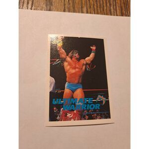 Vintage 1990 WWF Trading Card #106 Ultimate Warrior Classic Games Titan Sports